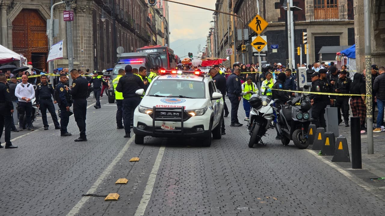 El lugar fue acordonado por elementos de la SSC CDMX. Foto: N+