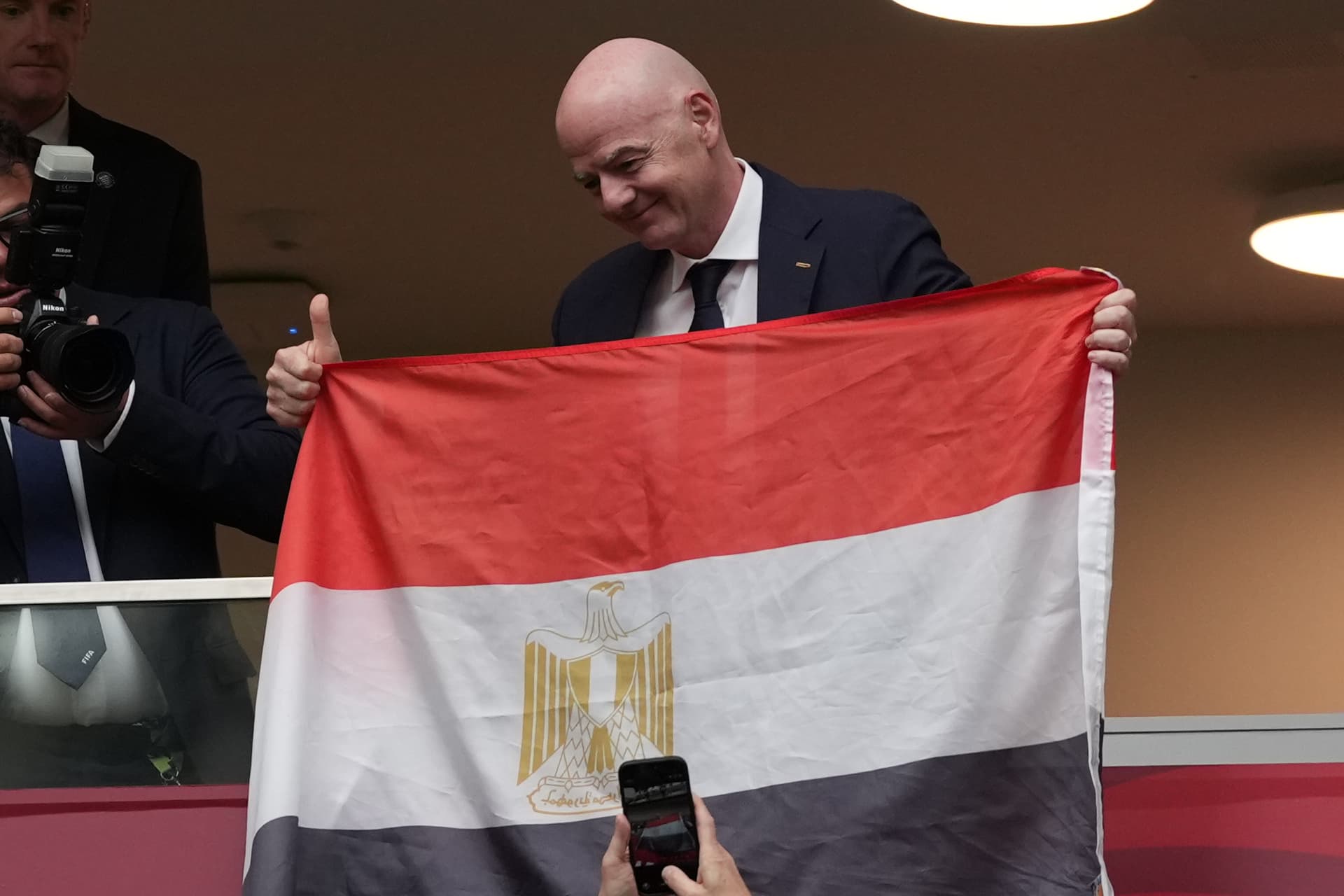 El presidente de la FIFA, Gianni Infantino. Foto: AP