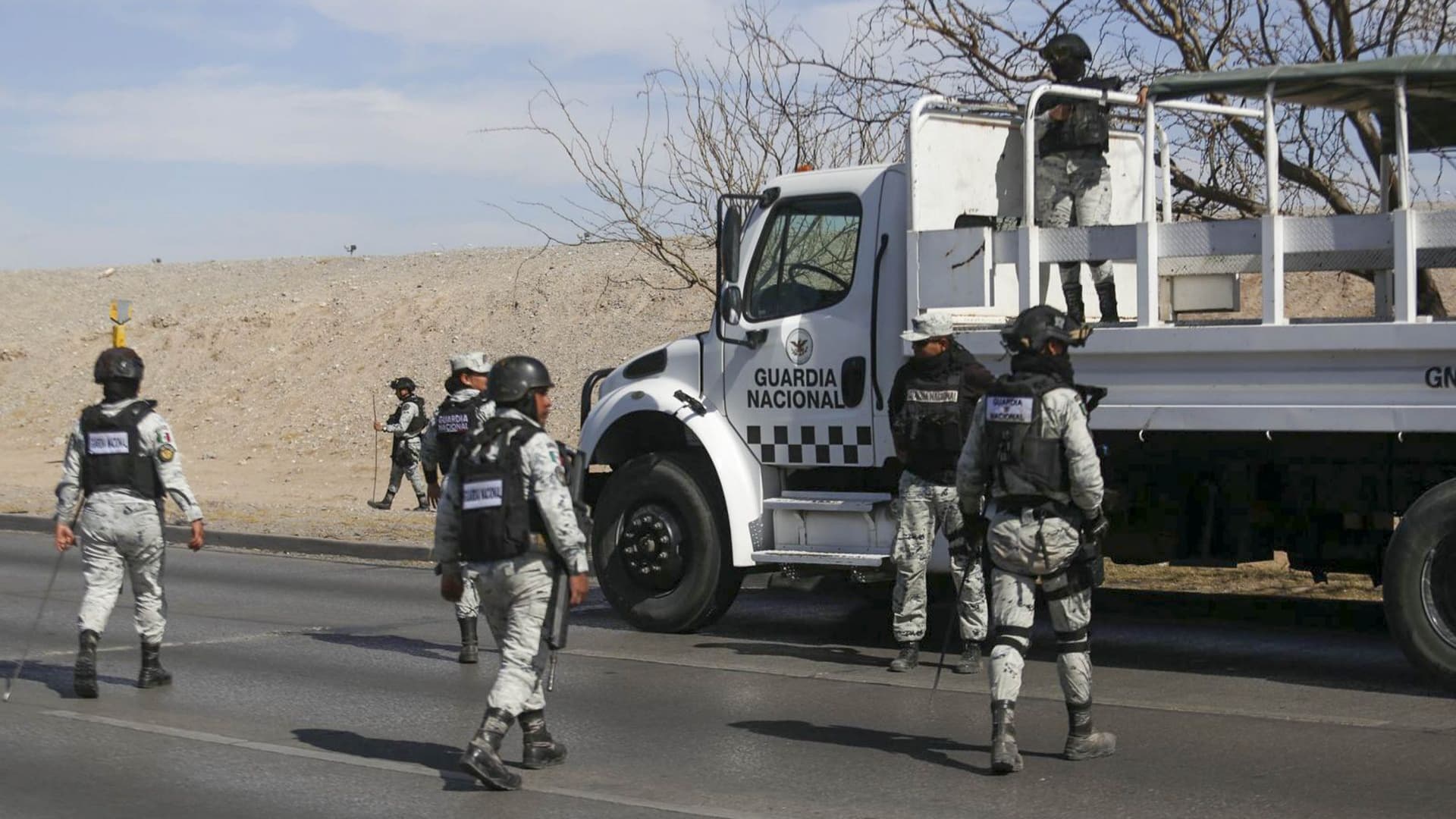 Elementos de la Guardia Nacional.
