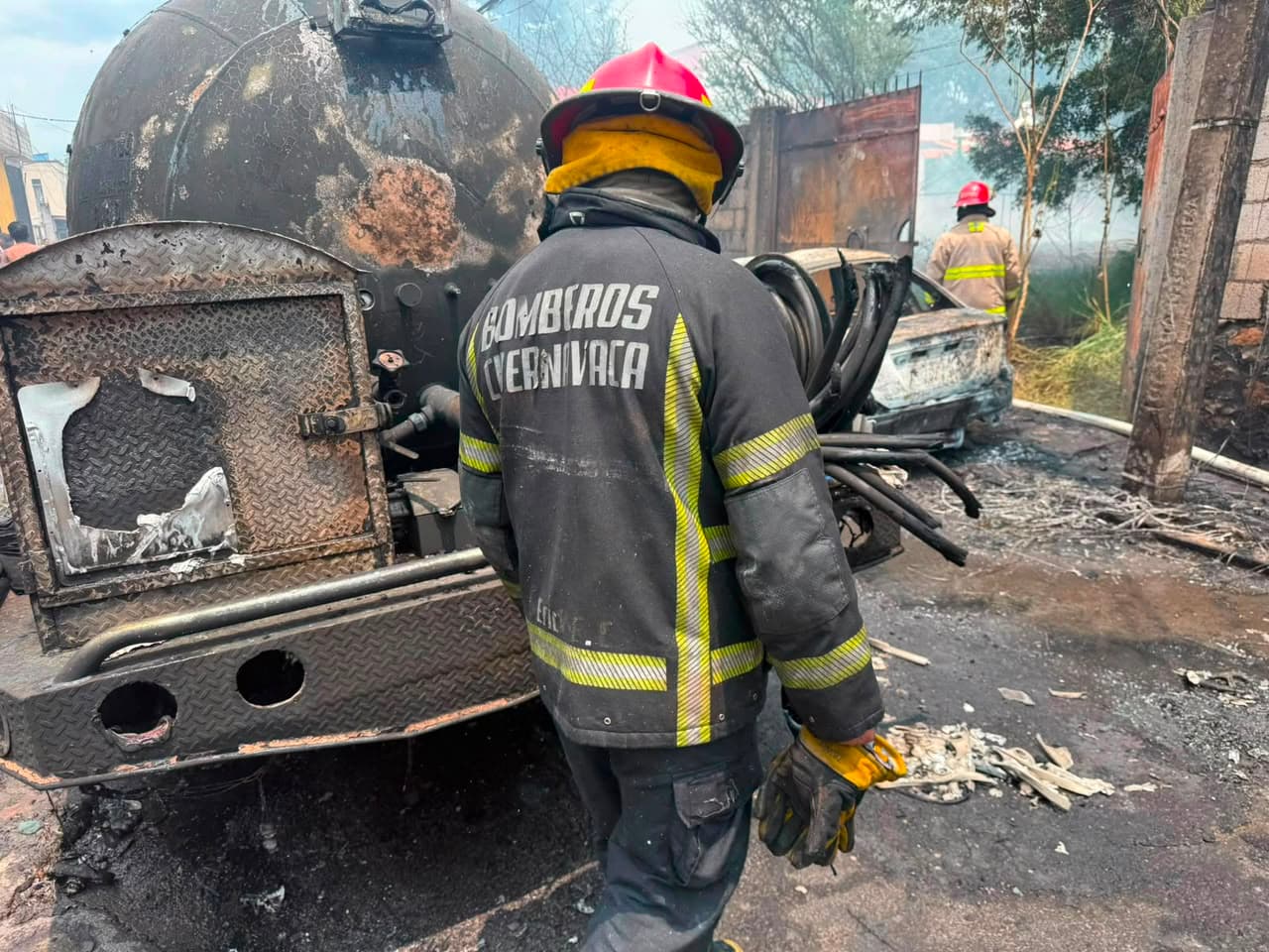 Explosión de pipa de gas hoy en Morelos