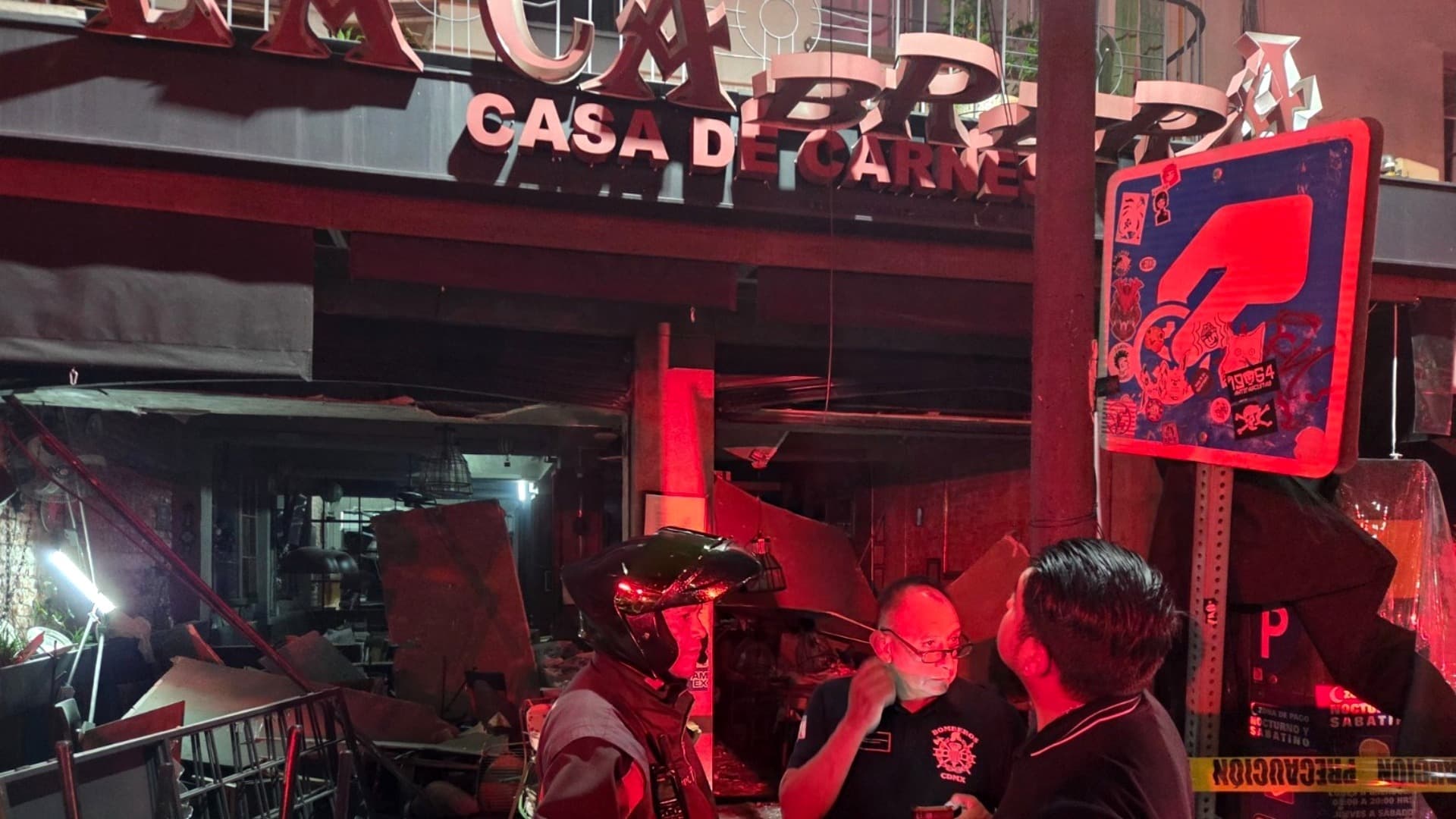 Explosión en Restaurante de la Colonia Roma en CDMX