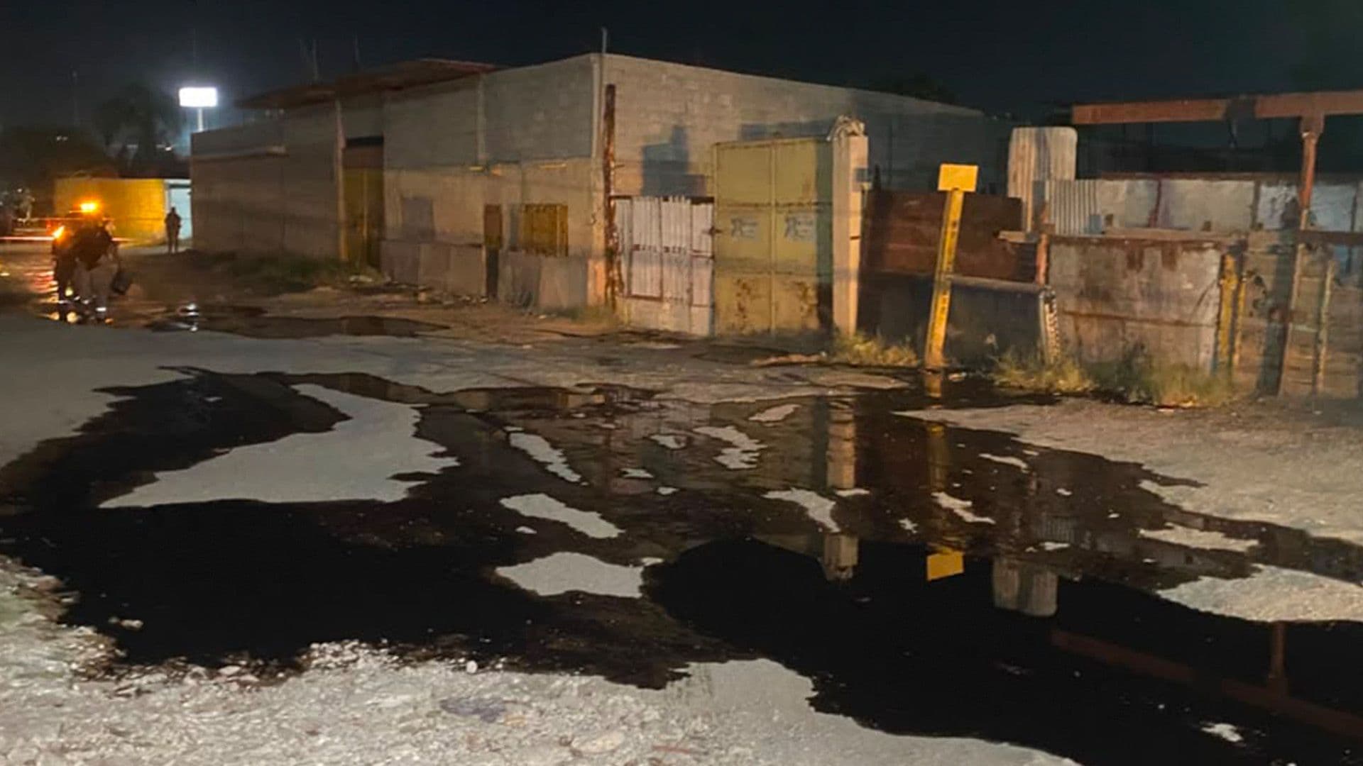La circulación se restringió en la zona por el riesgo que presentaba para los habitantes