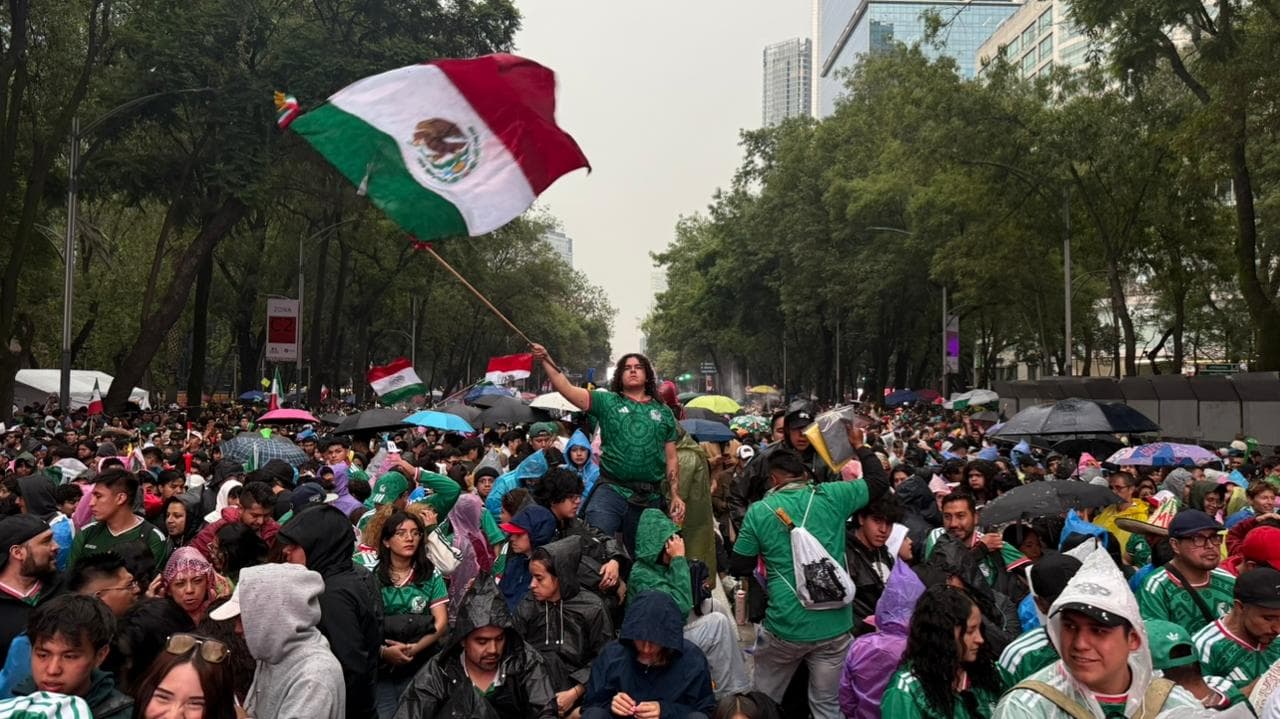 Festejos en Avenida Reforma