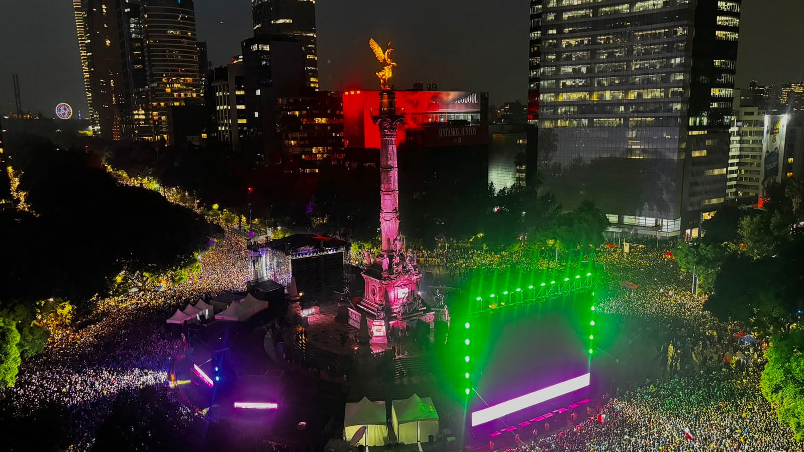 Festejos en el Ángel