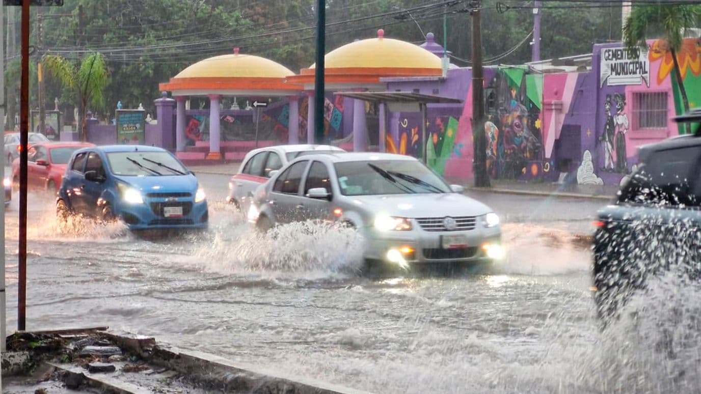 Lluvias en Tampico-Madero por Ingreso de Frente Frío 2