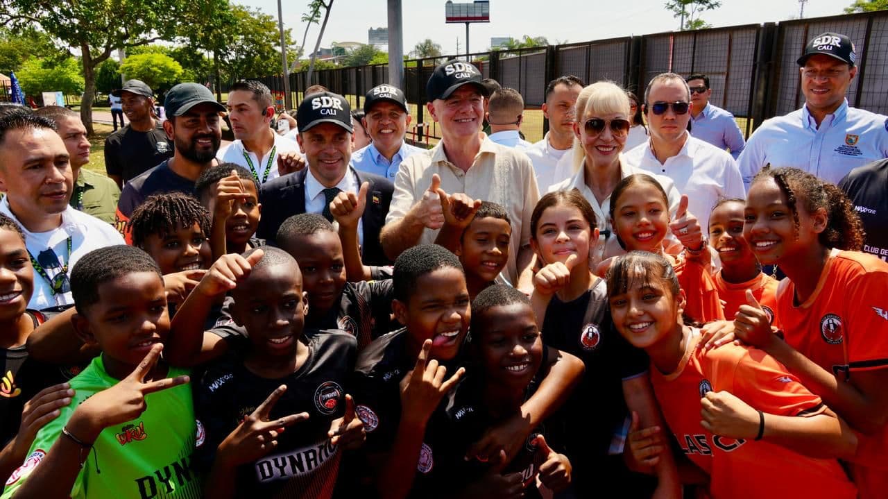 Gianni Infantino de visita en Cali, Colombia. Foto: Especial