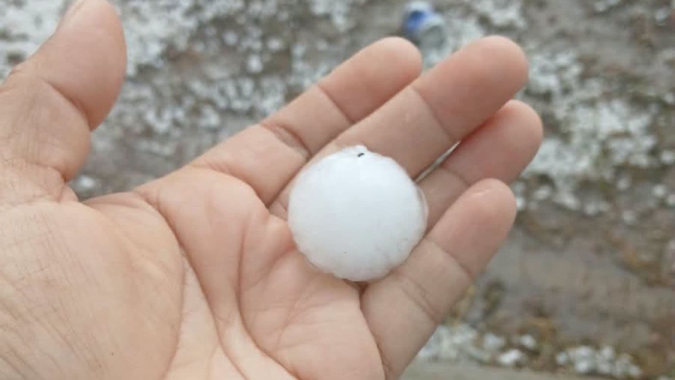 Granizada en Ciudad Juárez