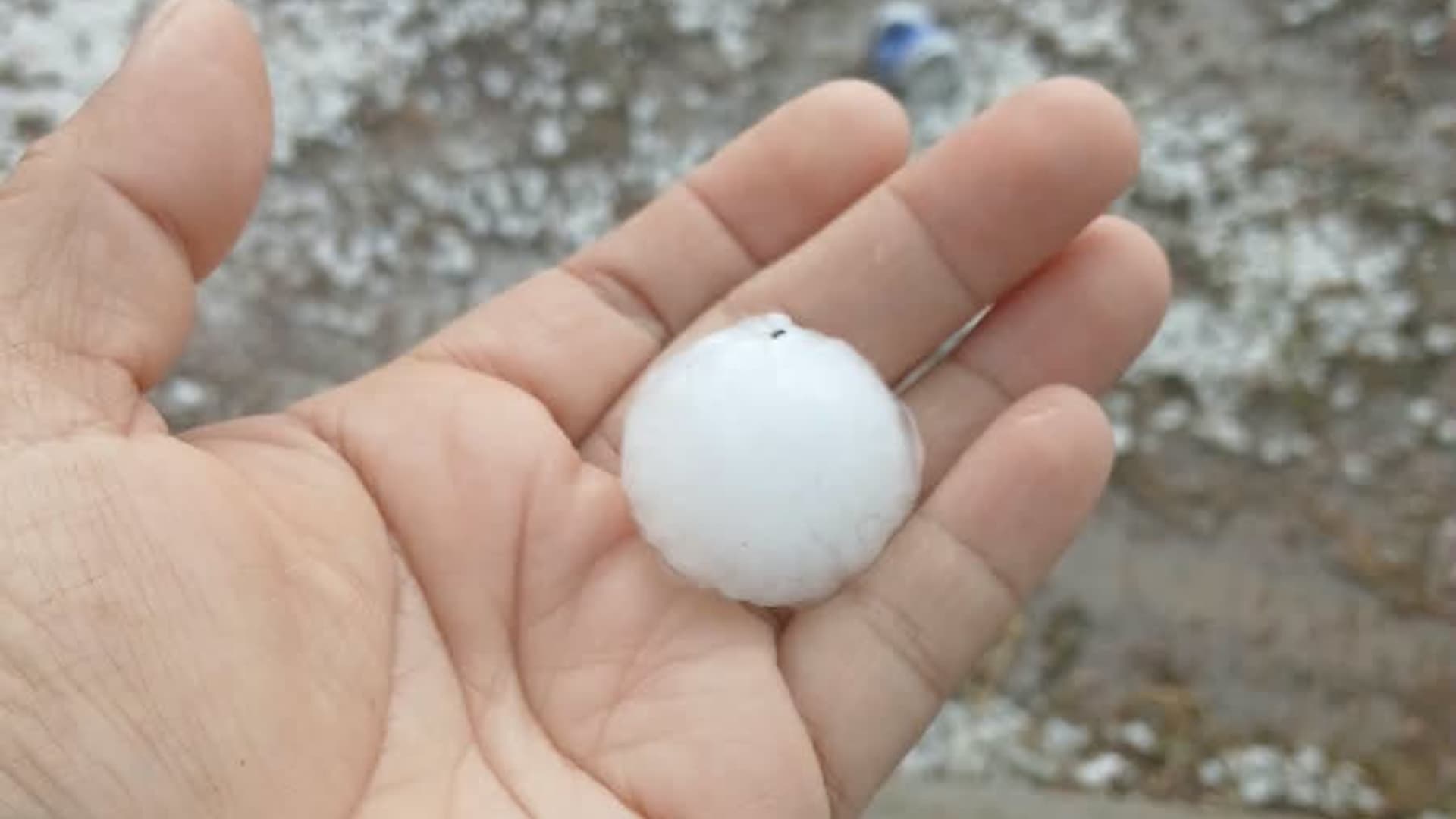 Granizada en Ciudad Juárez
