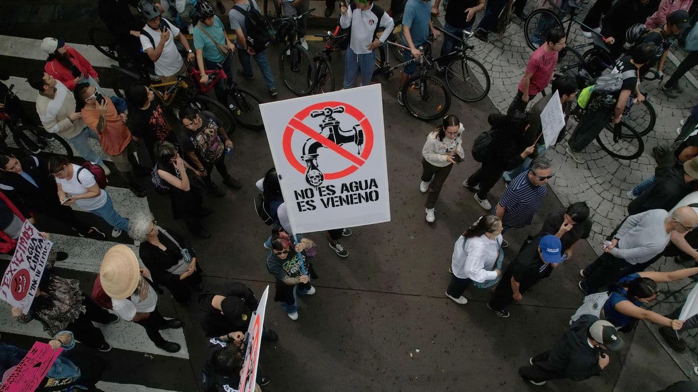 Protesta Agua Guadalajara Hoy 11 de Octubre 2026.