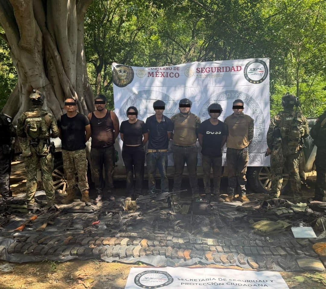 Enfrentamiento entre Marinos y Presuntos Integrantes del Cártel de Sinaloa Deja 9 Detenidos