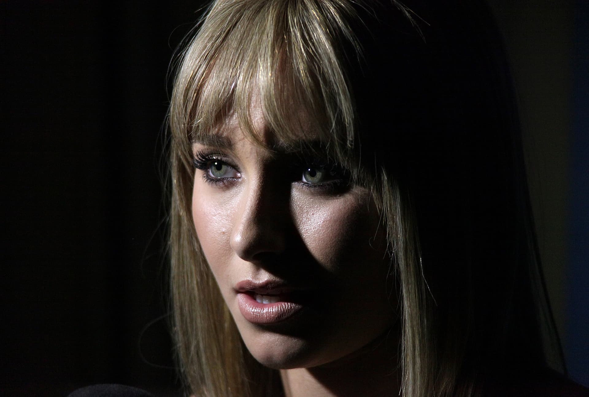 Primer plano de Hayden Panettiere en 2009