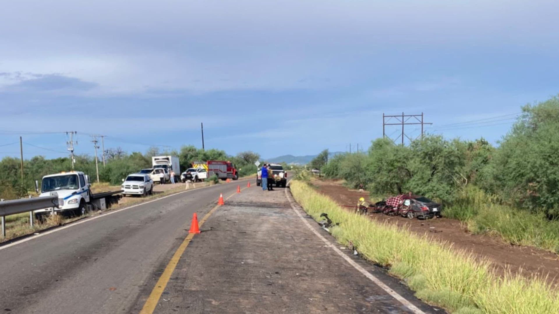 Hombre muere en accidente en la carretera Hermosillo - Ures.