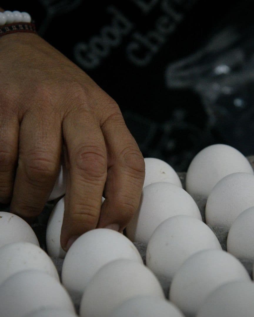 Huevos vendidos al menudeo. Foto: Cuartoscuro