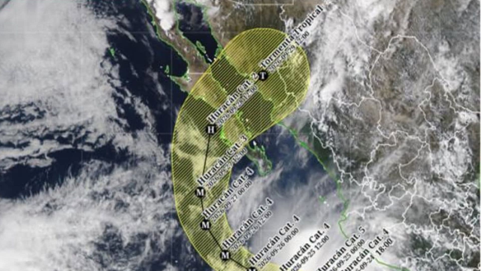 Protección Civil en Baja California Mantiene Vigilancia por Huracán Polo