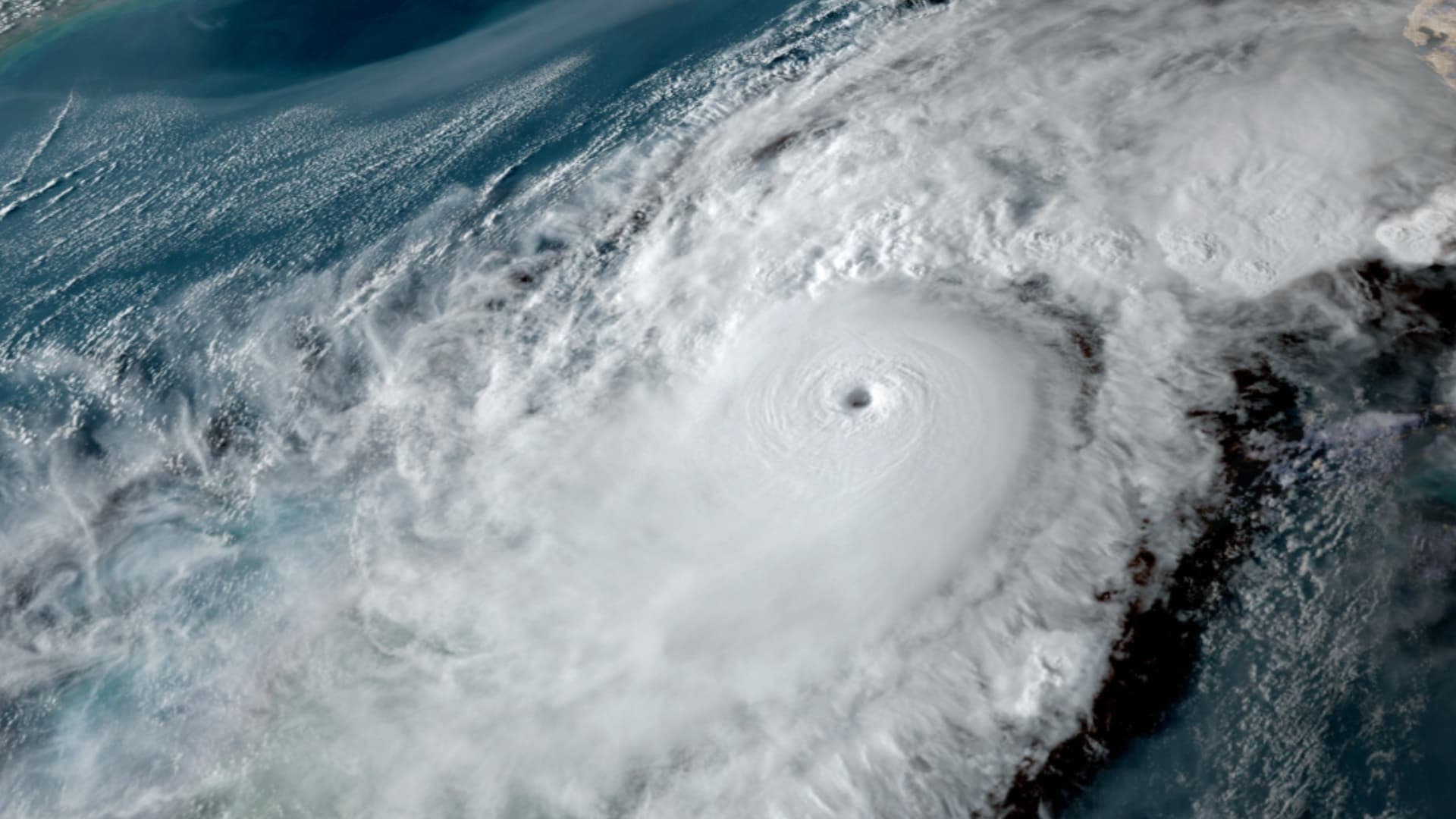 Image of Hurricane Milton from NOAA's GOES-16 satellite on Oct. 8, 2024