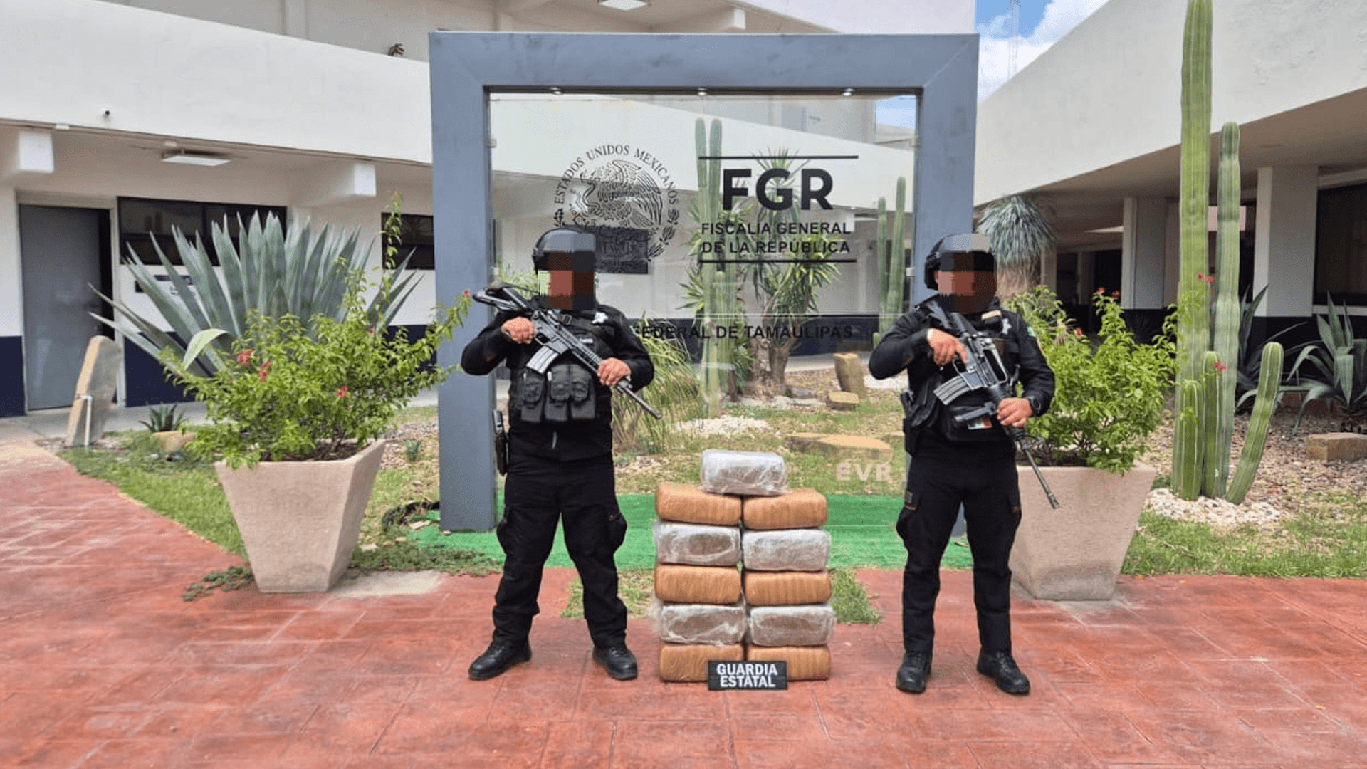 Guardia Estatal asegura presunta marihuana en vivienda abandonada de Tamaulipas