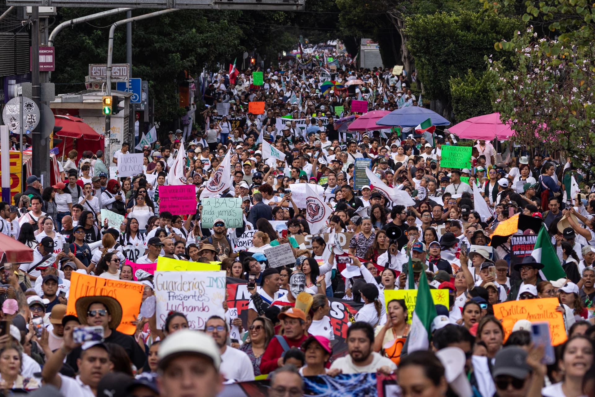 Protestas IMSS Hoy en CDMX