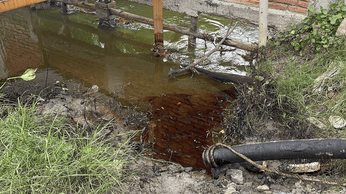 Denuncian Presunta Contaminación por Hidrocarburo en la Colonia Hipódromo en Ciudad Madero