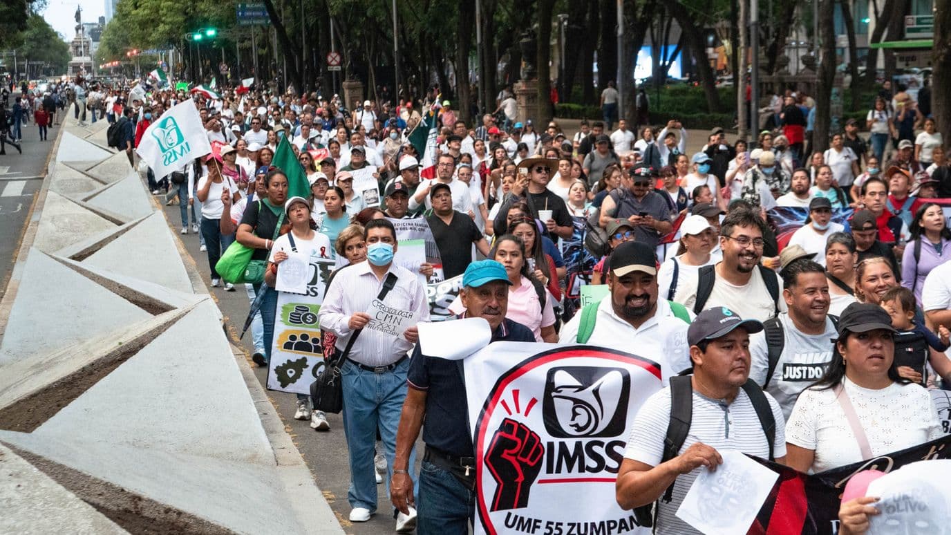 Trabajadores del IMSS Amenazan Con Paro Nacional Si No Atienden Sus Demandas