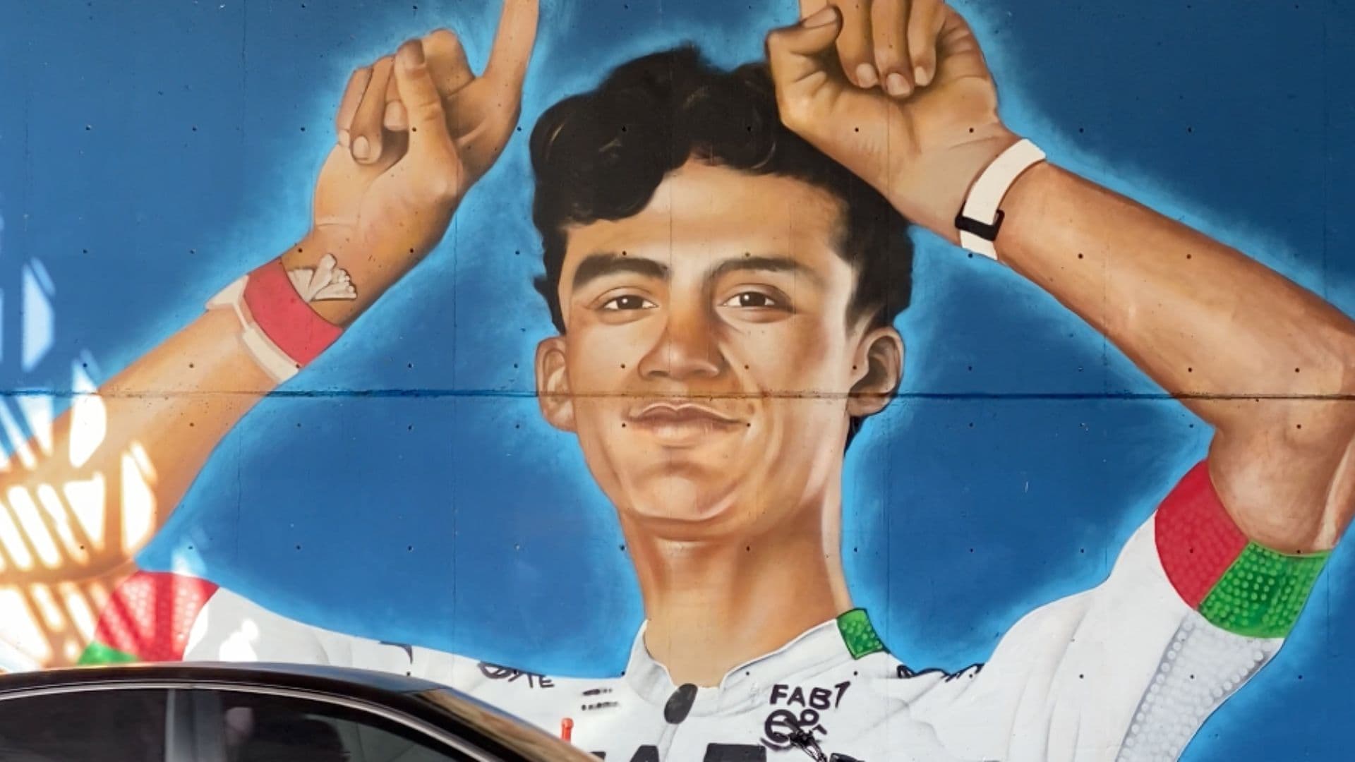 Realizan Mural de Isaac del Toro en la Garita de San Ysidro en Tijuana