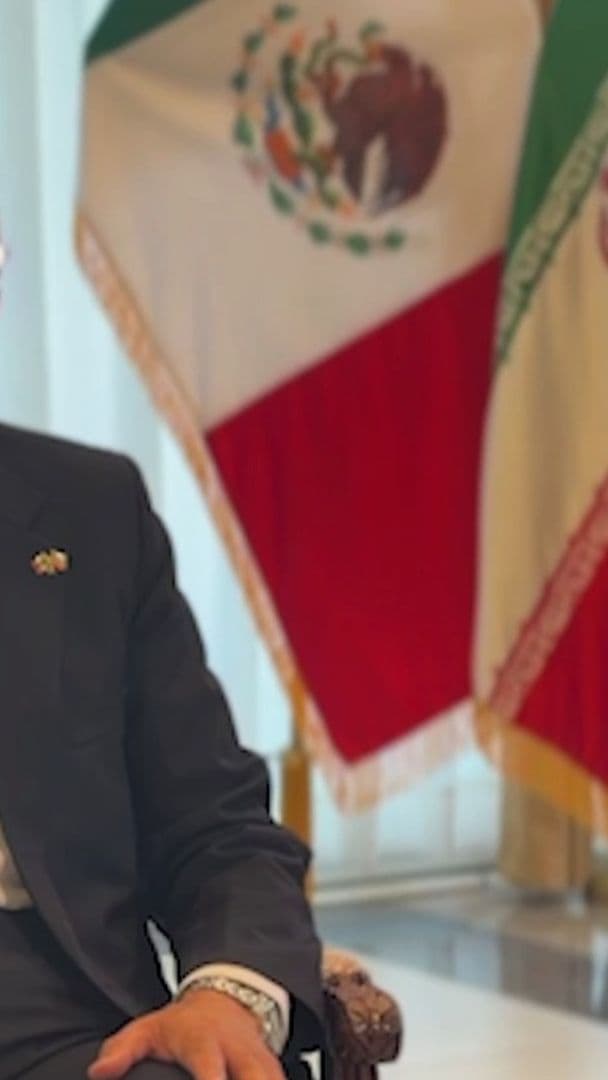 Entrevista con Embajador de Irán en México sobre Selección de ese País este Mundial 2026