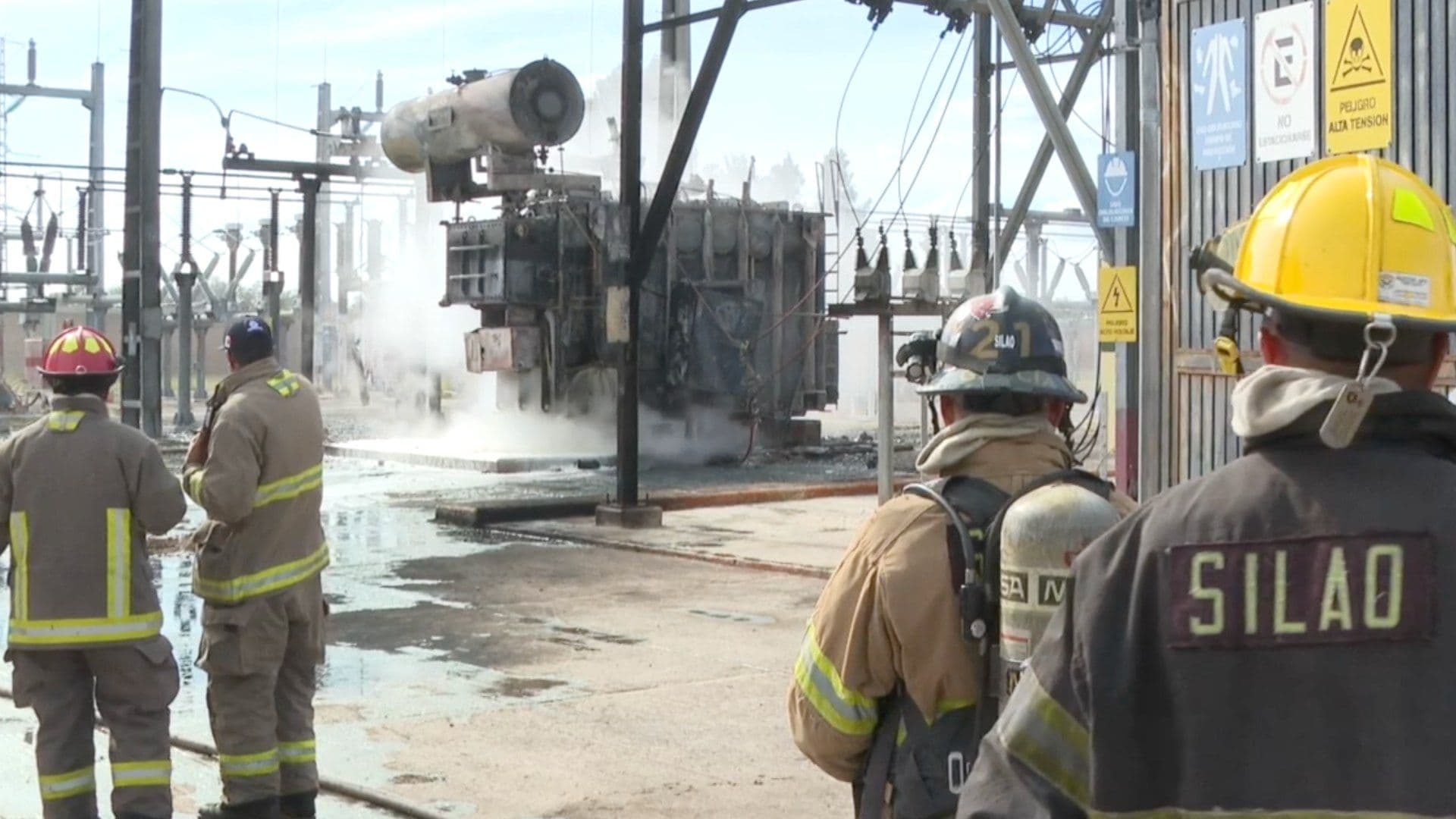 Incendio en CFE de Silao Fue Originado por el Presunto Robo de Cable de Cobre.