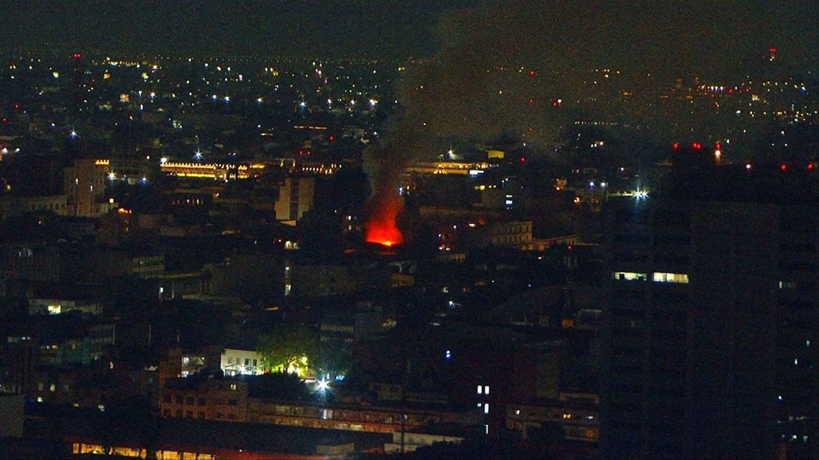 Incendio hoy en el Centro, CDMX
