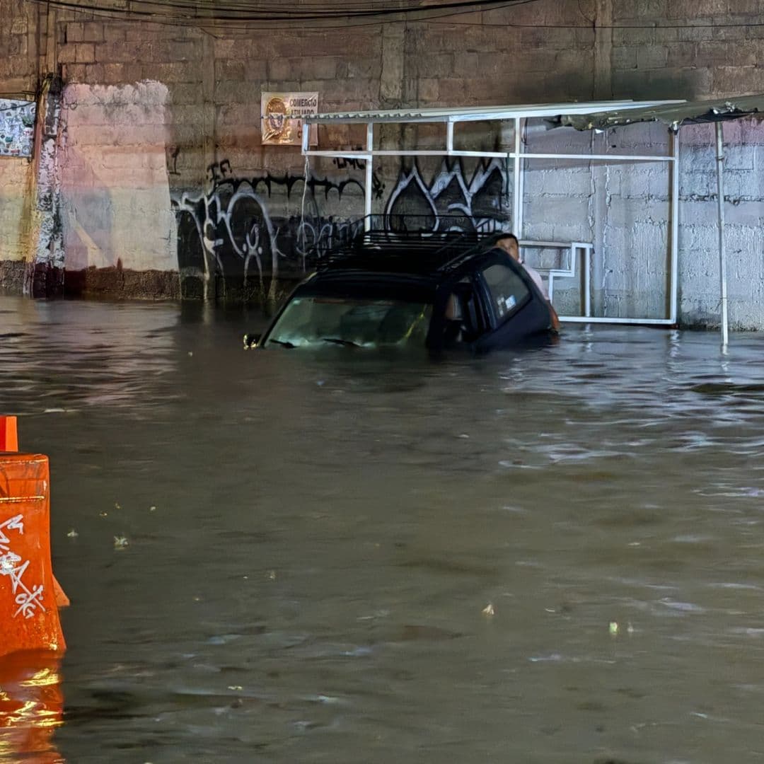 Inundación en la México - Puebla