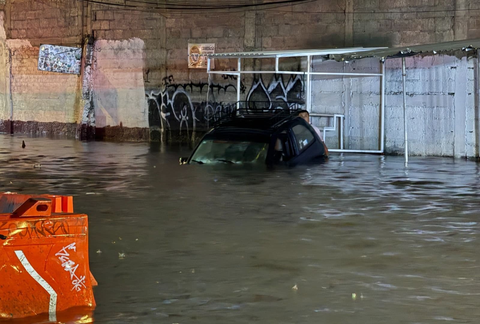 Inundación en la México - Puebla