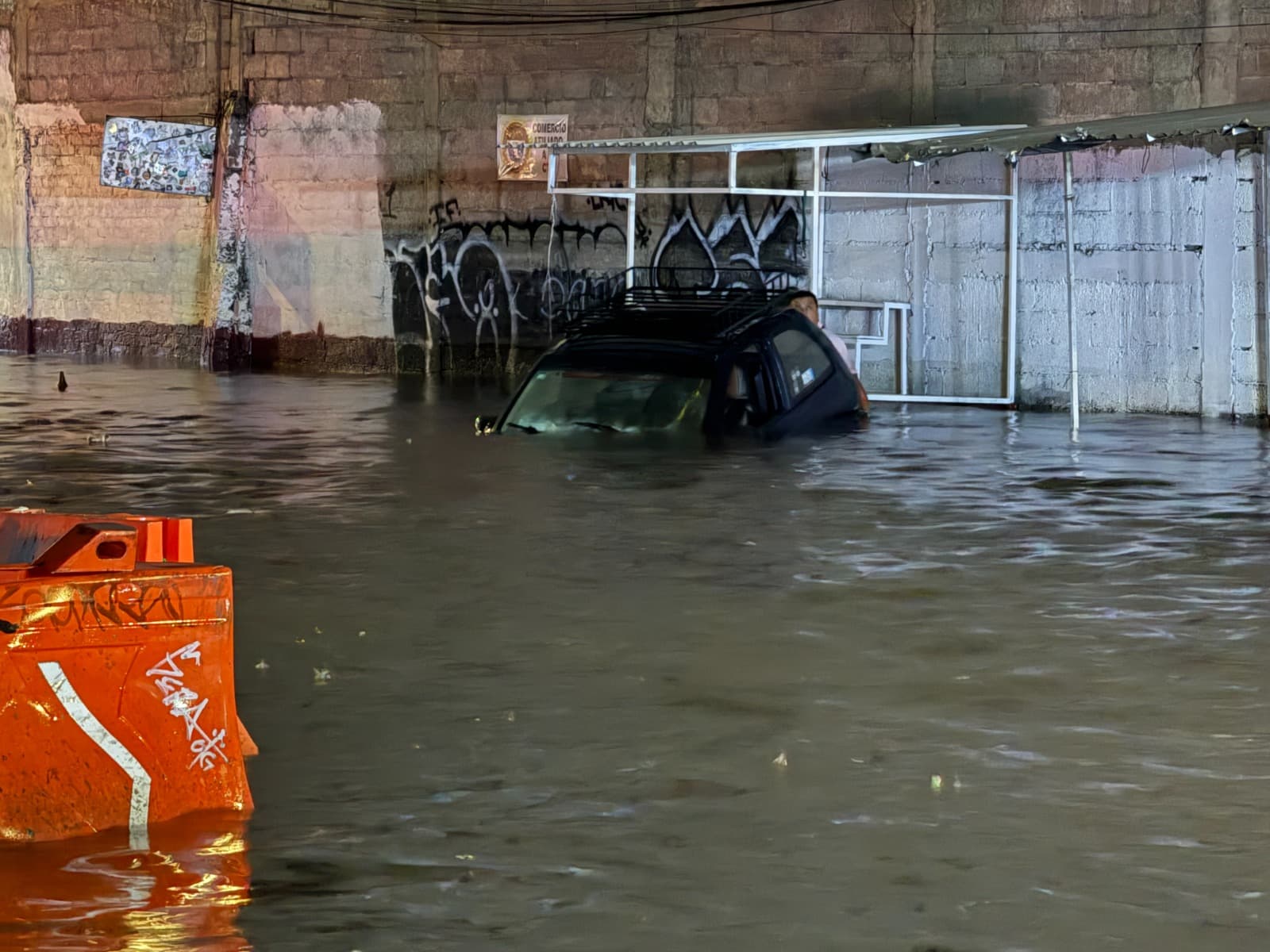 Inundación en la México - Puebla