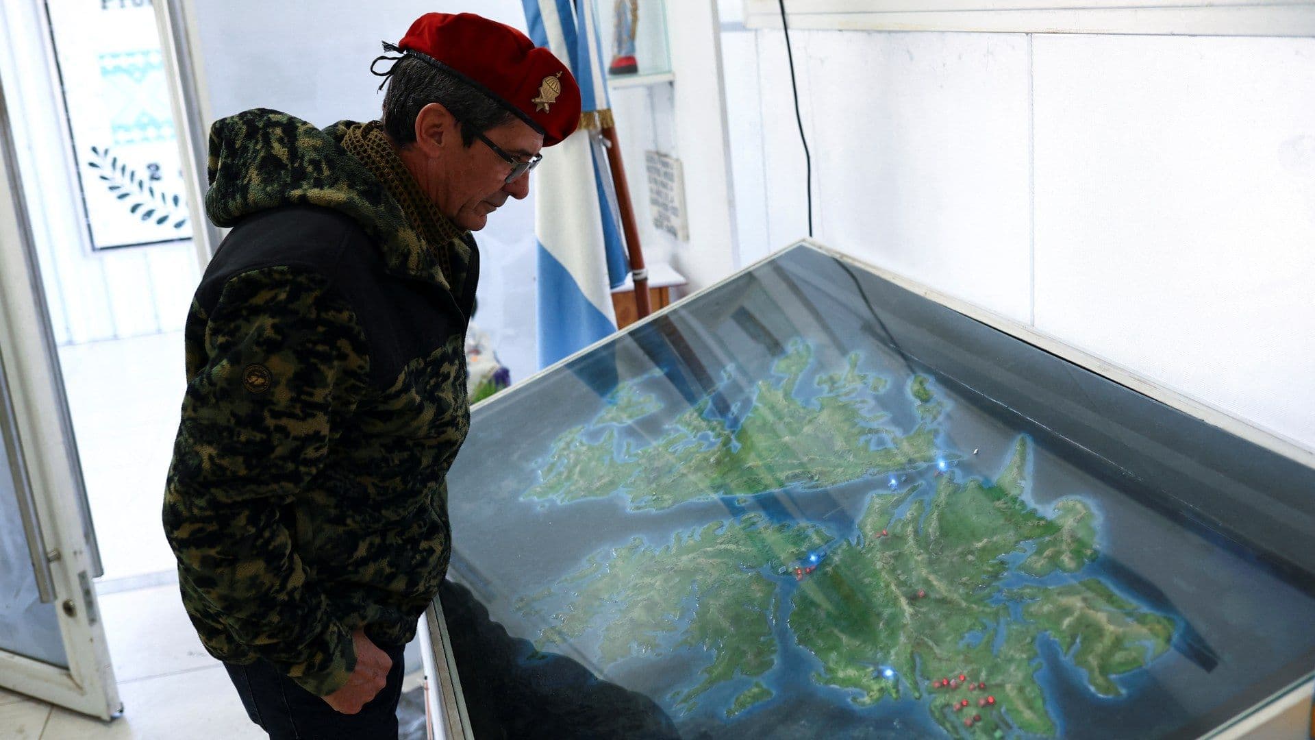 Veterano de la Guerra de las Malvinas entre Argentina y Reino Unido.