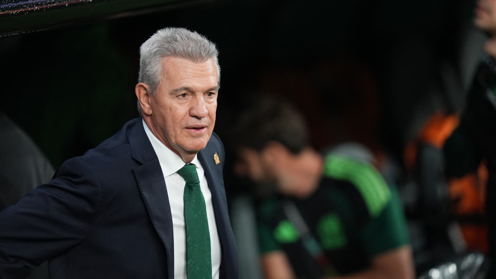 Javier 'El Vasco' Aguirre, Director Técnico de la Selección Mexicana. Foto: AFP