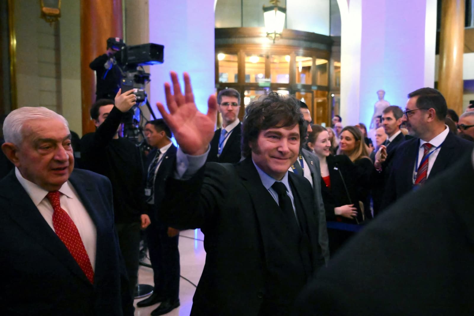 Javier Milei, Presidente de Argentina. Foto: AFP
