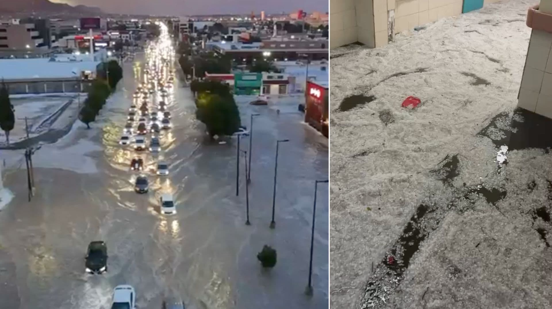Inundaciones y Caída de Granizo en Ciudad Juárez: Estas Son las Zonas Afectadas
