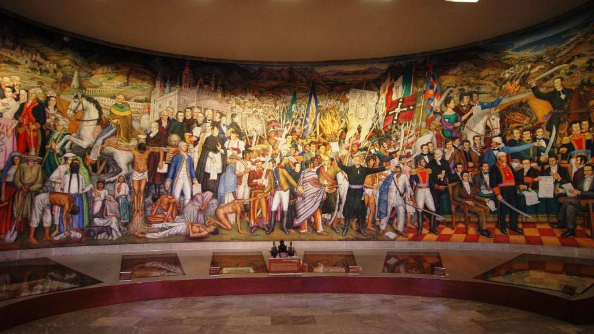 Mural de Juan O'Gorman en el Castillo de Chapultepec.