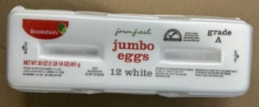 Jumbo Eggs, producto EUA ligado en brote de salmonella. Foto: FDA.gov