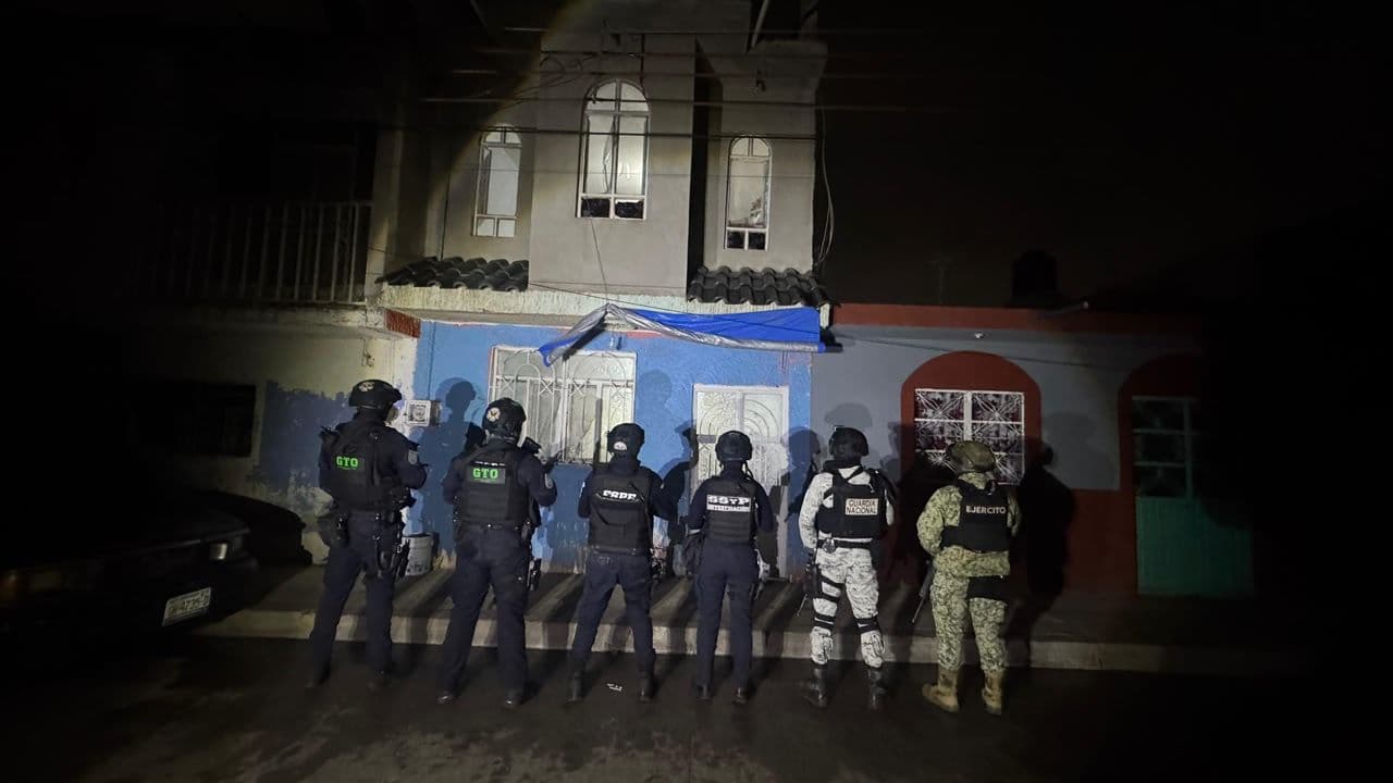 En la casa se encontraba el hombre con la droga.