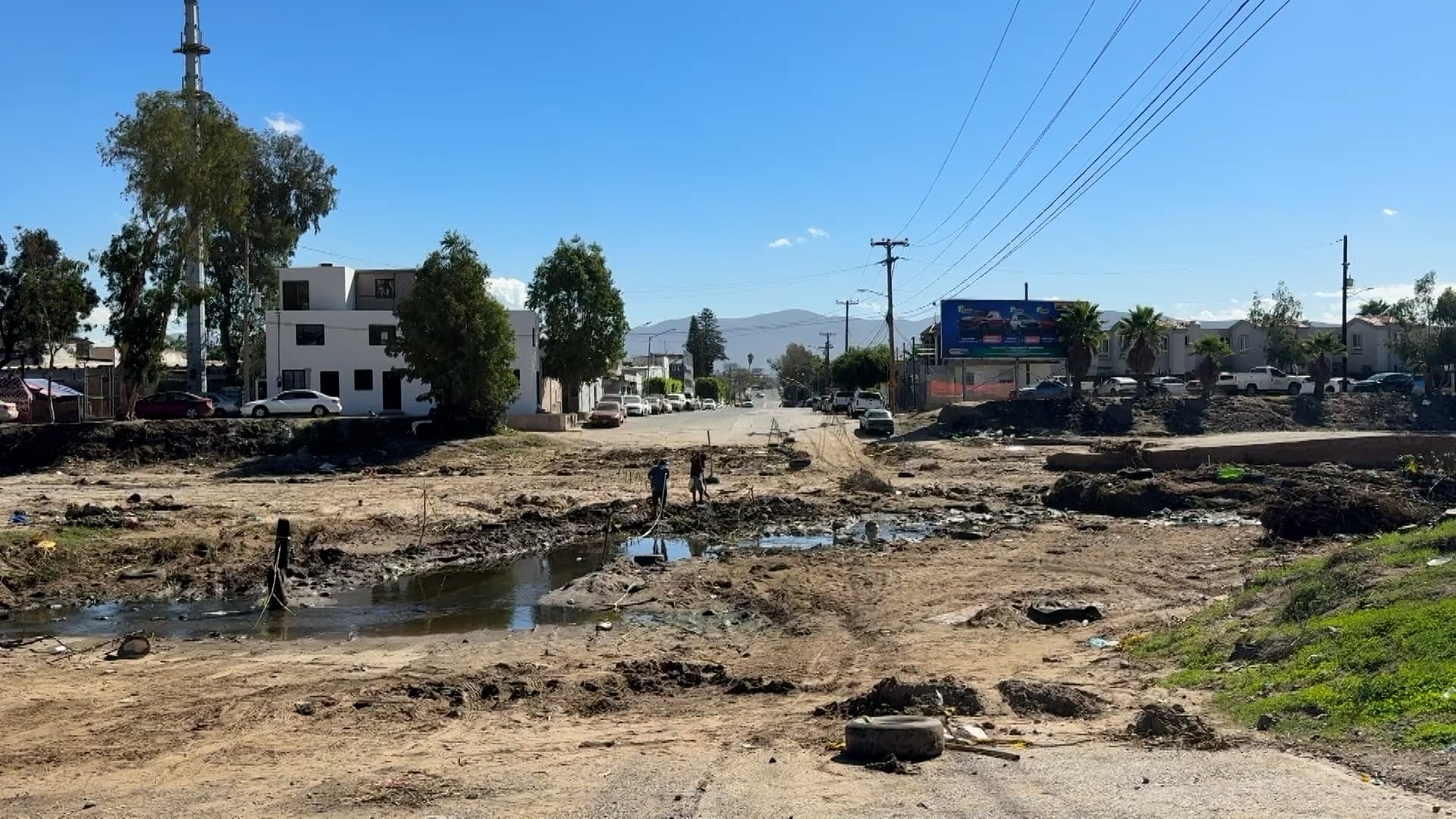 Exigen Limpieza de Vado Intransitable en la Zona Centro de Ensenada, BC