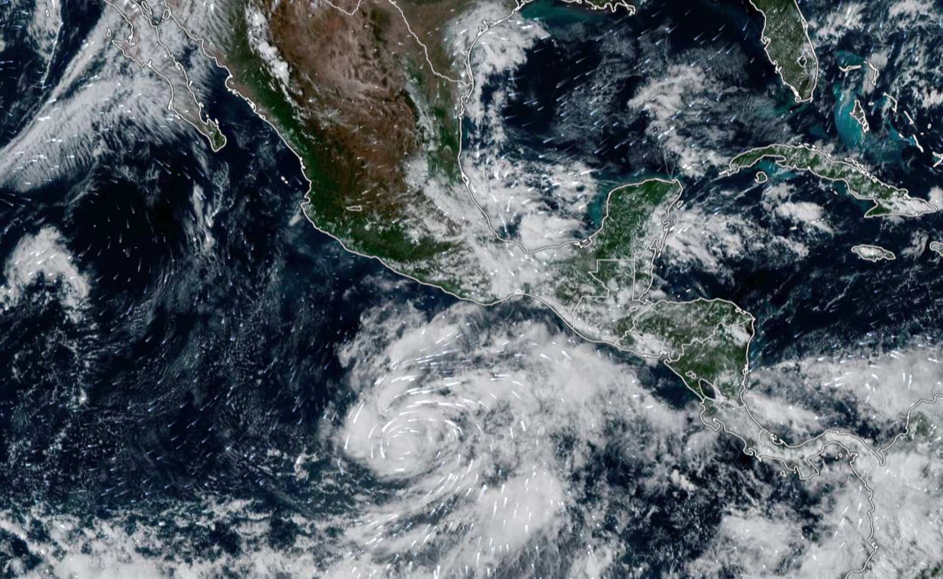 La tormenta tropical Vance. Foto: NOAA