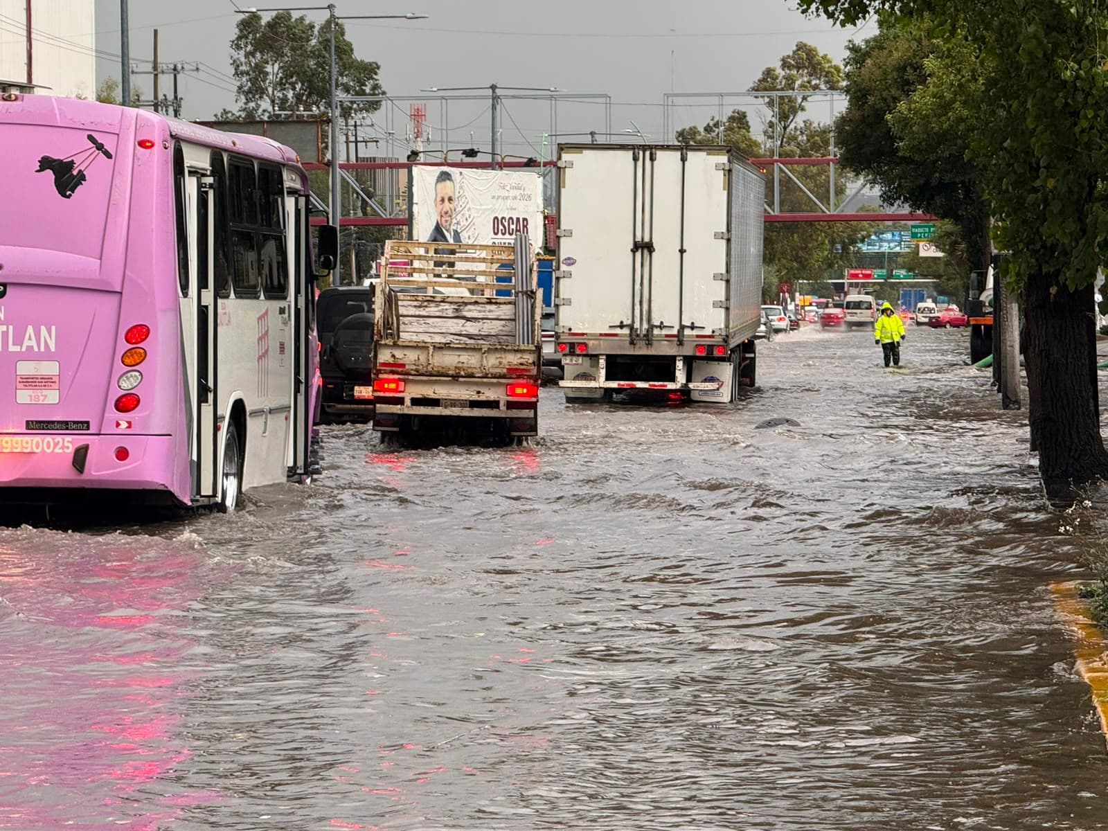 Las lluvias fuertes continúan en la capital. Foto: N+