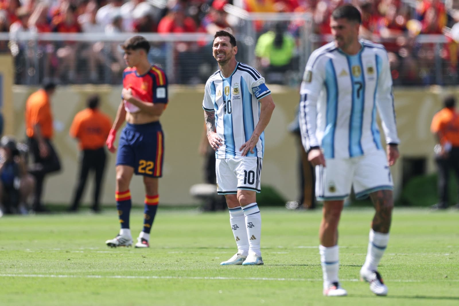 Lionel Messi, delantero de la Selección de Argentina. Foto: AFP
