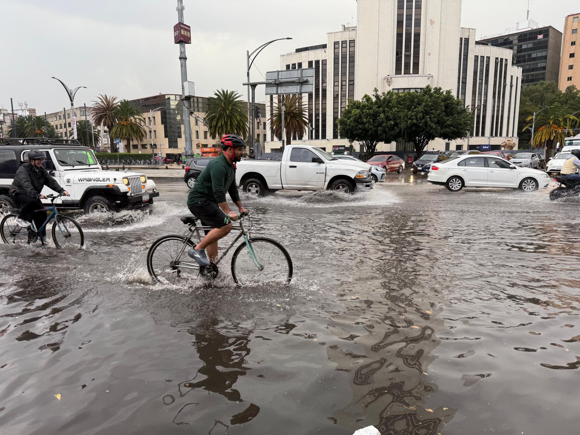 Lluvia fuerte hoy en CDMX