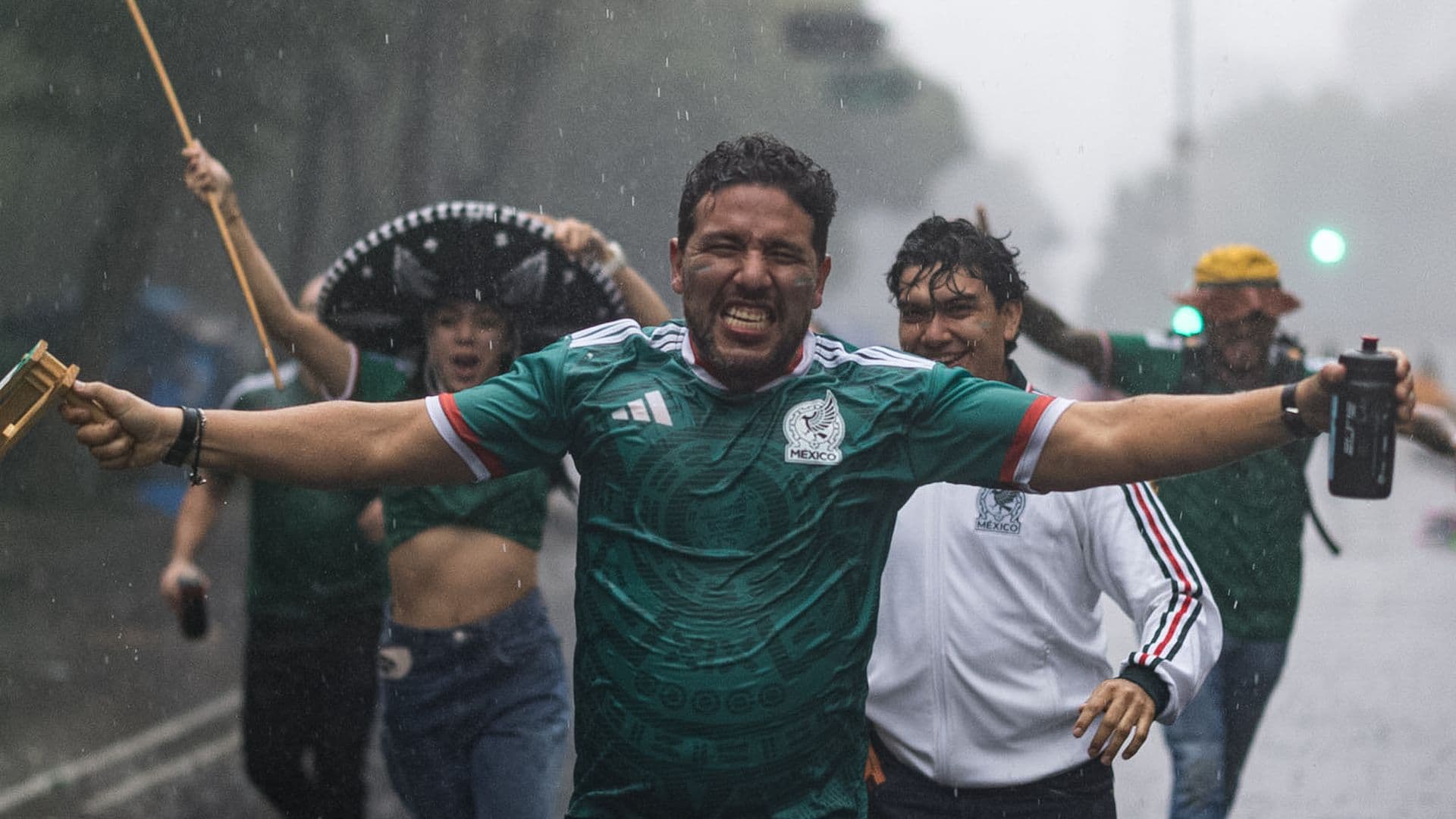 Lluvia hoy en Fan Fest CDMX