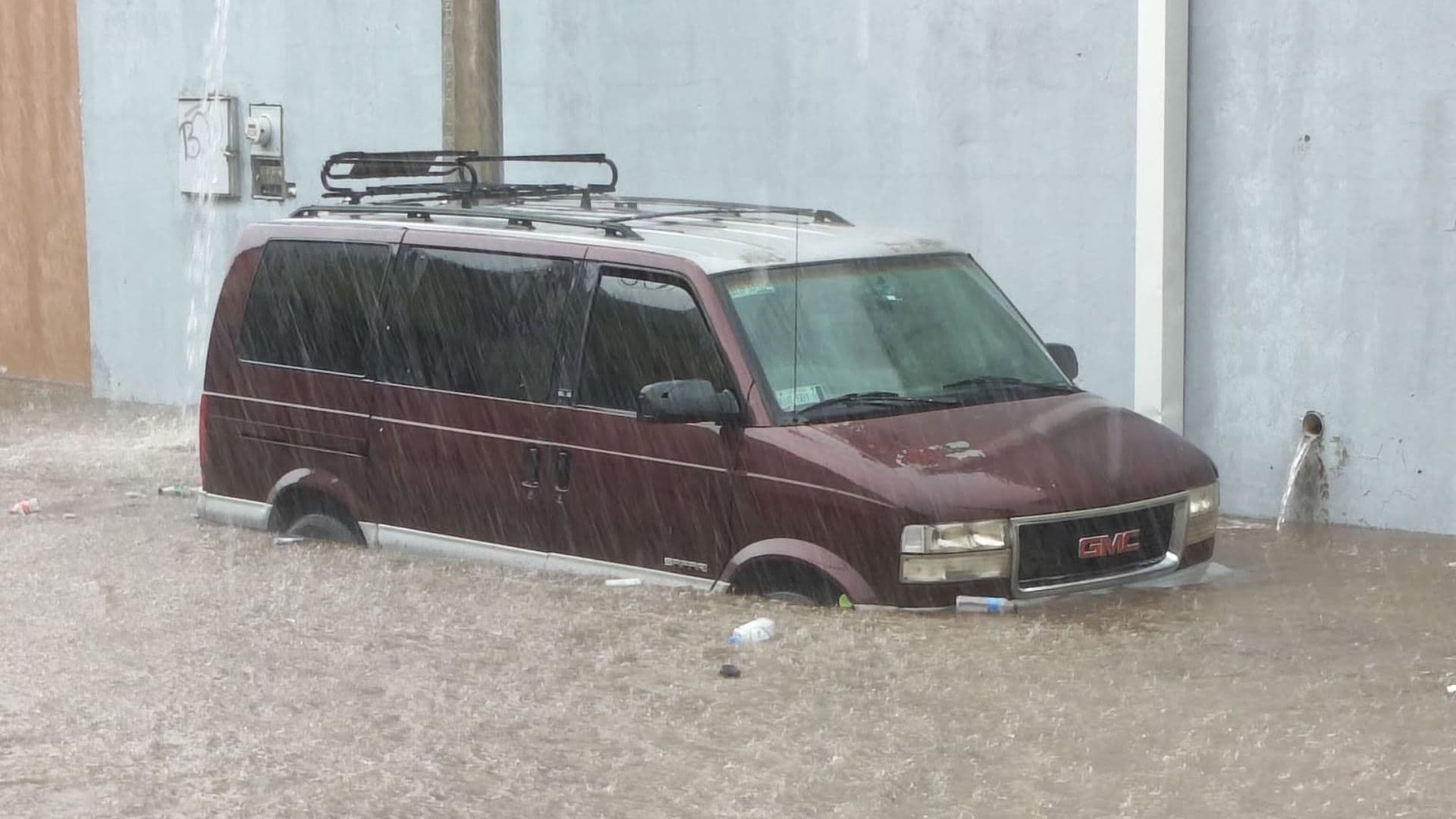 Las intensas lluvias en Hidalgo del Parral