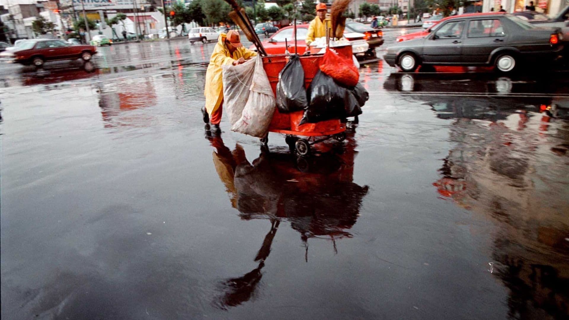 Las lluvias de esta tarde en la ciudad de México