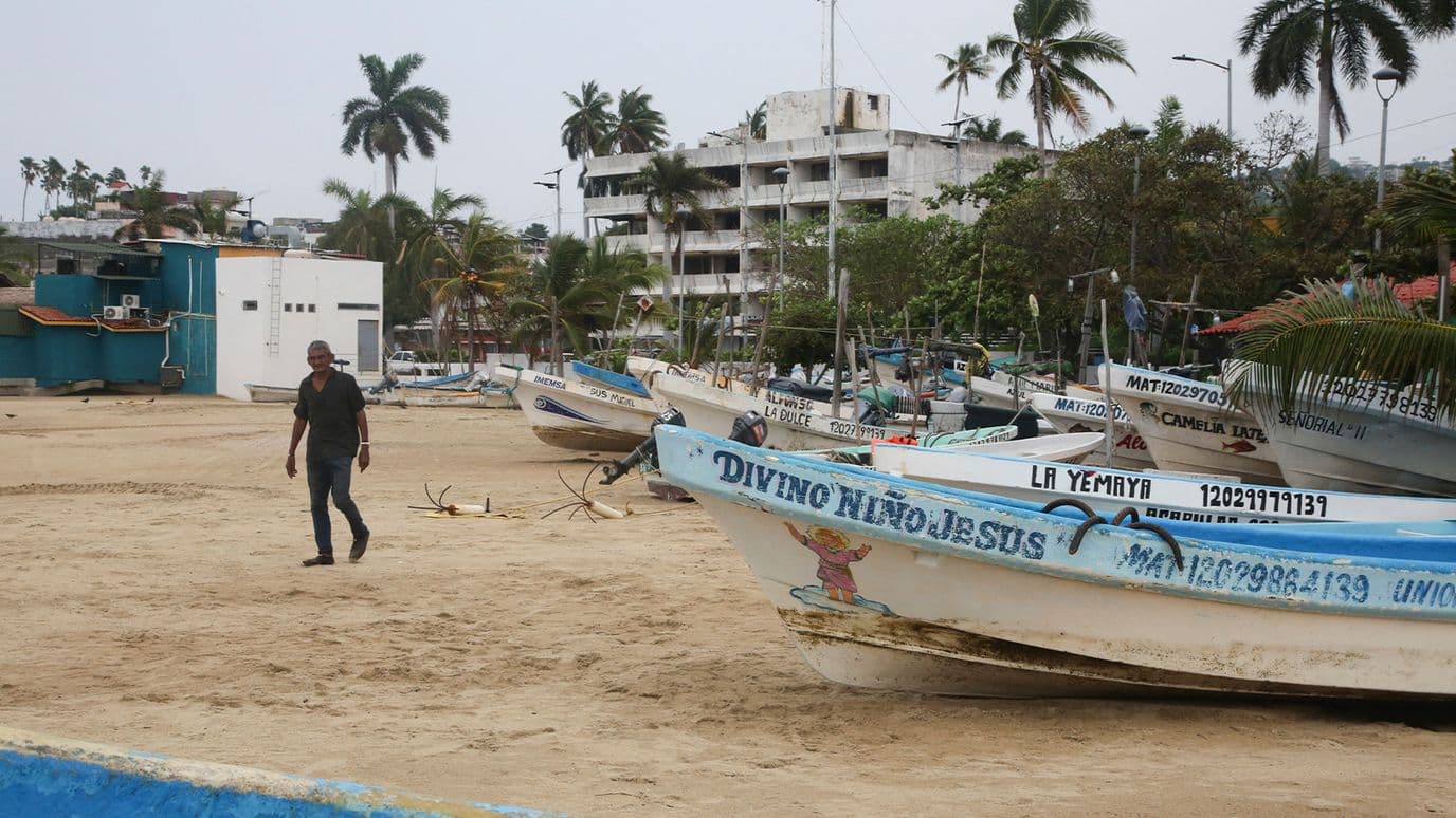 Lluvias en Acapulco por Paso del Huracán Trudy