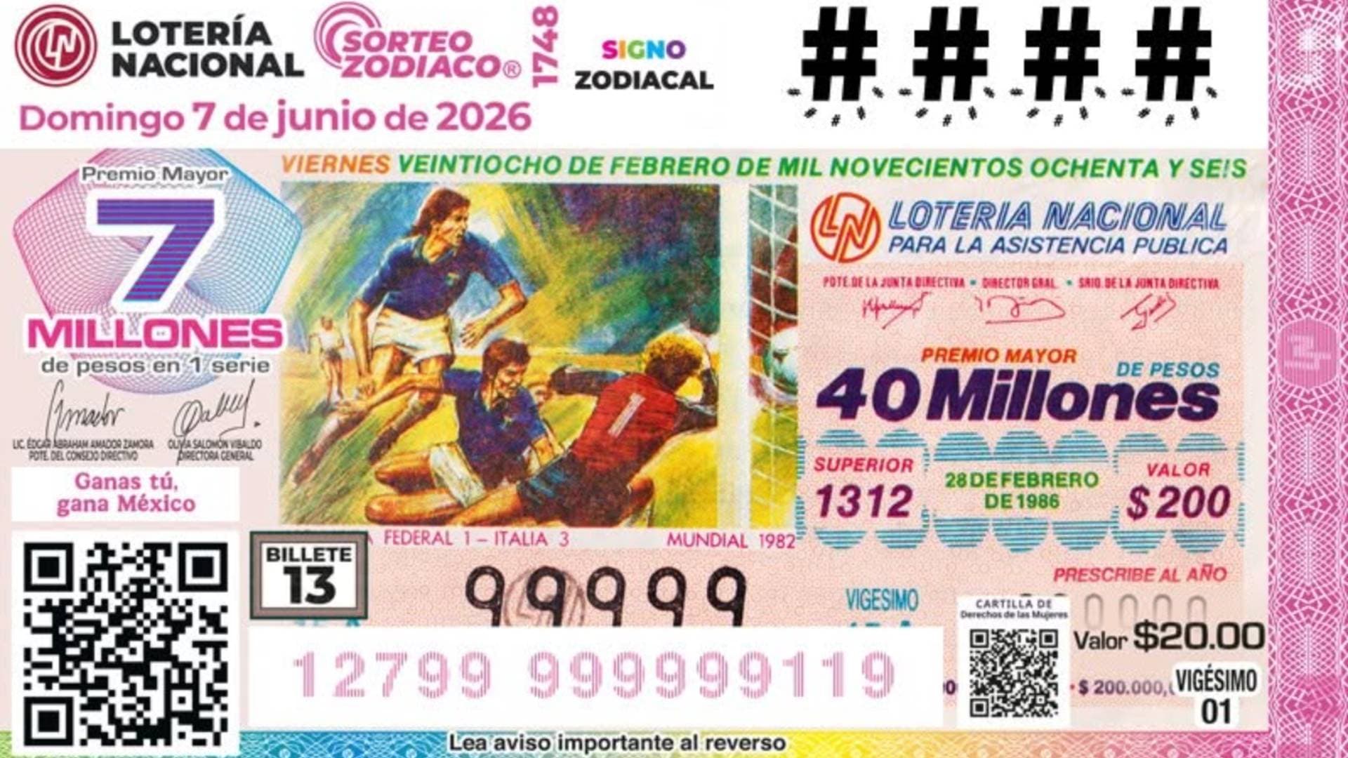Resultados Lotería Nacional En Vivo Hoy 7 de Junio 2026: Lista de Ganadores Sorteo Zodiaco 1748