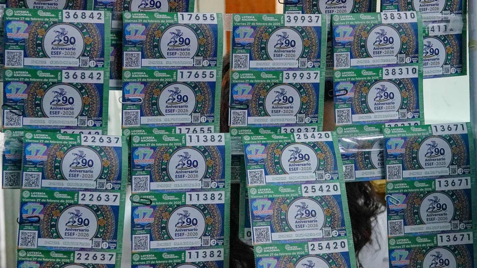 Billetes de Lotería Nacional. Resultados Sorteo Mayor 4029.