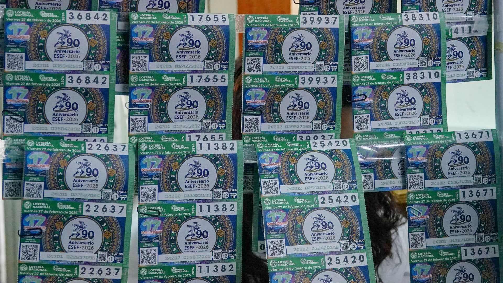 Billetes de Lotería Nacional. Resultados Sorteo Mayor 4029.