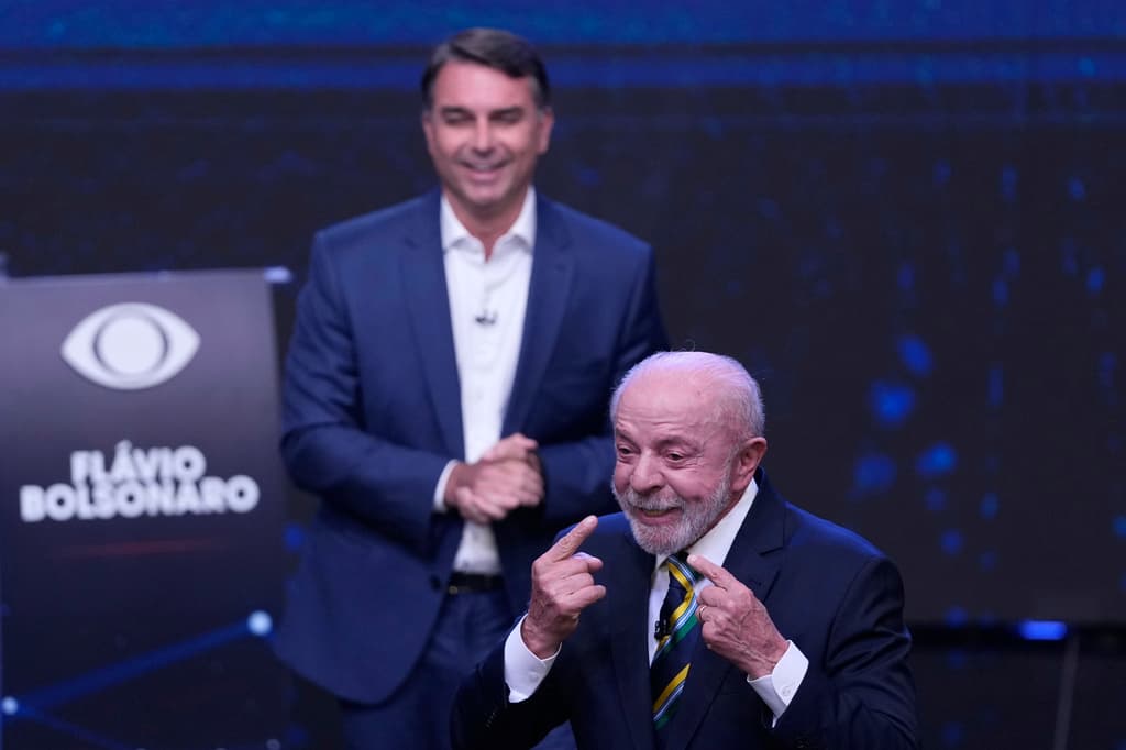 Lula da Silva y Flavio Bolsonaro se enfrentan en debate 23102026